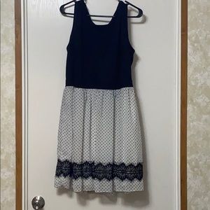Little Black Polkadot Dress
